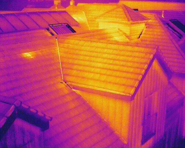 Thermal Imaging Roof Survey Image Paignton